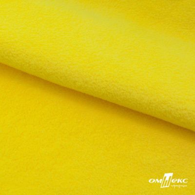 Флис DTY 14-0760, 240 г/м2, шир. 150 см, цвет яркий желтый - купить в Уфе. Цена 640.46 руб.