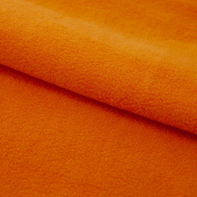 Флис DTY 16-1358, 250 г/м2, шир. 150 см, цвет оранжевый - купить в Уфе. Цена 640.46 руб.