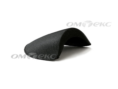 Плечевые накладки OВТ-10, обшитые, цвет чёрный - купить в Уфе. Цена: 17.64 руб.