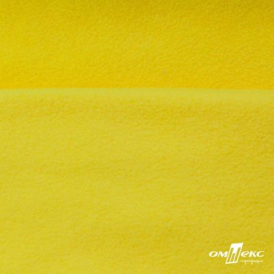 Флис DTY 14-0760, 240 г/м2, шир. 150 см, цвет яркий желтый - купить в Уфе. Цена 640.46 руб.
