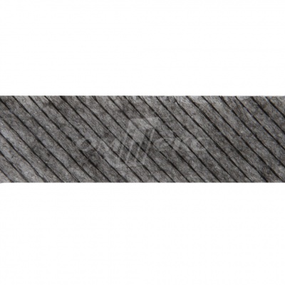 KQ217N -прок.лента нитепрошивная по косой 15мм графит 100м - купить в Уфе. Цена: 2.24 руб.