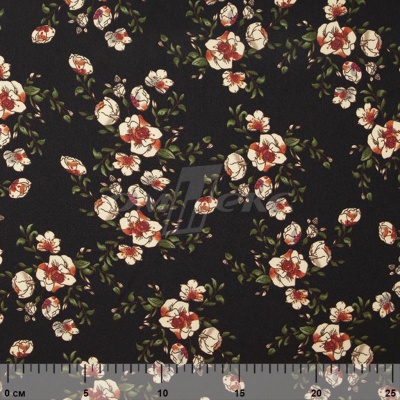 Плательная ткань "Фламенко" 3.1, 80 гр/м2, шир.150 см, принт растительный - купить в Уфе. Цена 239.03 руб.