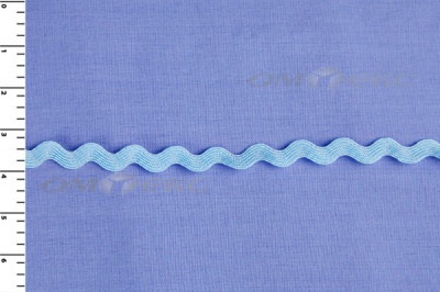 Тесьма плетеная "Вьюнчик"/голубой - купить в Уфе. Цена: 37.29 руб.