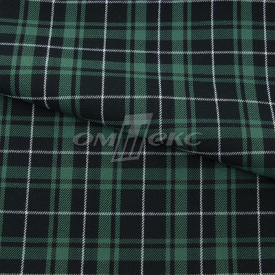 Ткань костюмная Клетка 25577, т.зеленый/зеленый./ч/бел, 230 г/м2, шир.150 см - купить в Уфе. Цена 539.74 руб.