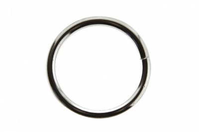 Кольцо металлическое d-3 х 32 мм, цв.-никель - купить в Уфе. Цена: 3.92 руб.