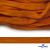 Шнур плетеный (плоский) d-12 мм, (уп.90+/-1м), 100% полиэстер, цв.267 - оранжевый - купить в Уфе. Цена: 8.62 руб.