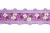 Тесьма декоративная 0385-6169, шир. 25 мм/уп. 22,8+/-1 м, цвет 01-фиолетовый - купить в Уфе. Цена: 387.43 руб.