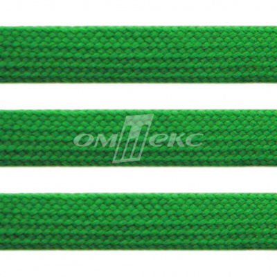 Шнур 15мм плоский (100+/-1м) №16 зеленый - купить в Уфе. Цена: 10.21 руб.
