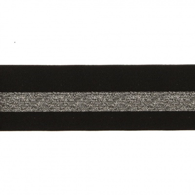 #2/6-Лента эластичная вязаная с рисунком шир.52 мм (45,7+/-0,5 м/бобина) - купить в Уфе. Цена: 69.33 руб.