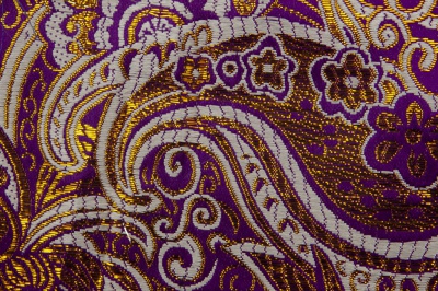 Ткань костюмная жаккард №9, 140 гр/м2, шир.150см, цвет фиолет - купить в Уфе. Цена 387.20 руб.