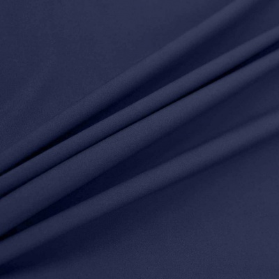 Костюмная ткань с вискозой "Салерно", 210 гр/м2, шир.150см, цвет т.синий/Navy - купить в Уфе. Цена 446.37 руб.