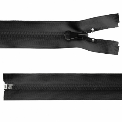 Молния водонепроницаемая PVC Т-7, 100 см, разъемная, цвет чёрный - купить в Уфе. Цена: 61.89 руб.