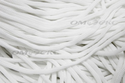 Шнур Т-02 (4с2) мелкое плетение 4мм 100 м белый - купить в Уфе. Цена: 2.50 руб.