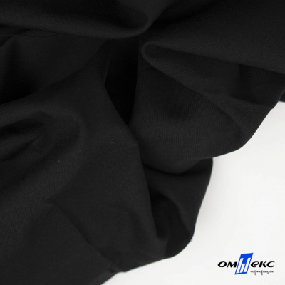 Ткань костюмная "Матте" 80% P, 16% R, 4% S, 170 г/м2, шир.150 см, цв-черный #1 - купить в Уфе. Цена 372.90 руб.
