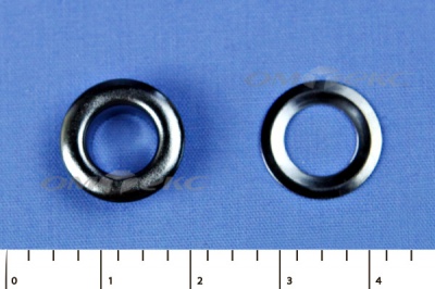 Люверсы металлические, блочка/кольцо, №5 (8 мм) упак.1000 шт- цв.никель - купить в Уфе. Цена: 392 руб.