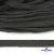 Шнур плетеный d-8 мм плоский, 70% хлопок 30% полиэстер, уп.85+/-1 м, цв.1026-серый - купить в Уфе. Цена: 735 руб.