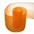Лента капроновая "Гофре", шир. 110 мм/уп. 50 м, цвет оранжевый - купить в Уфе. Цена: 26.93 руб.