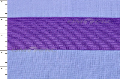 Окантовочная тесьма №0225, шир. 22 мм (в упак. 100 м), цвет фиолет - купить в Уфе. Цена: 271.60 руб.