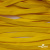 Шнур плетеный (плоский) d-12 мм, (уп.90+/-1м), 100% полиэстер, цв.269 - жёлтый - купить в Уфе. Цена: 8.62 руб.