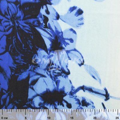 Плательная ткань "Фламенко" 19.1, 80 гр/м2, шир.150 см, принт растительный - купить в Уфе. Цена 241.49 руб.