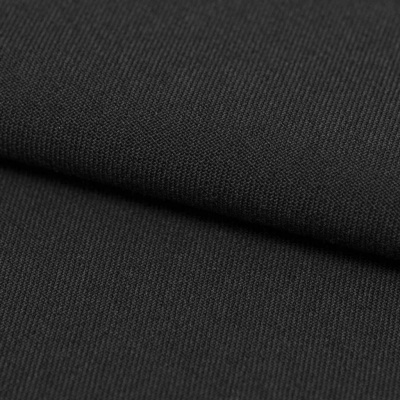 Костюмная ткань с вискозой "Рошель", 250 гр/м2, шир.150см, цвет чёрный - купить в Уфе. Цена 438.12 руб.