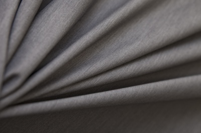 Костюмная ткань с вискозой "Флоренция", 195 гр/м2, шир.150см, цвет св.серый - купить в Уфе. Цена 491.97 руб.
