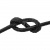 Шнур вощенный (25+/-1ярд) черный  - купить в Уфе. Цена: 104.42 руб.