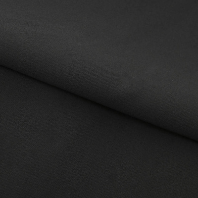 Костюмная ткань "Элис", 200 гр/м2, шир.150см, цвет чёрный - купить в Уфе. Цена 306.20 руб.