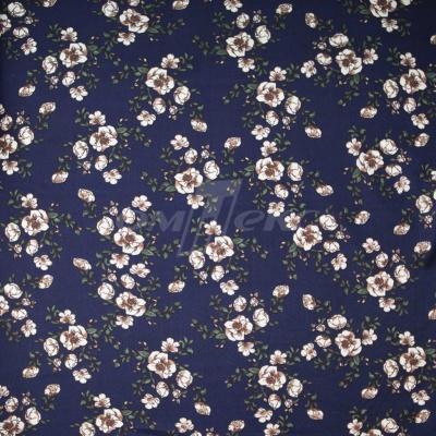 Плательная ткань "Фламенко" 3.2, 80 гр/м2, шир.150 см, принт растительный - купить в Уфе. Цена 239.03 руб.