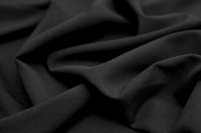 Костюмная ткань с вискозой "Флоренция", 195 гр/м2, шир.150см, цвет чёрный - купить в Уфе. Цена 502.24 руб.