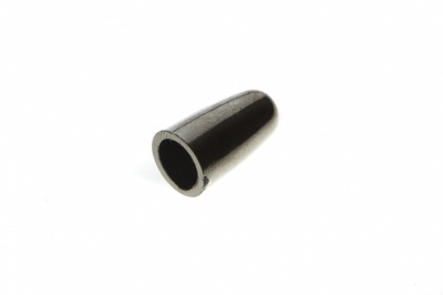 8100-Наконечник пластиковый под металл 15 мм-тем.никель - купить в Уфе. Цена: 2.45 руб.