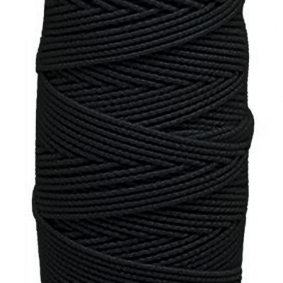 Нитка - резинка Спандекс 25 м (уп-10шт)-чёрные - купить в Уфе. Цена: 36.02 руб.