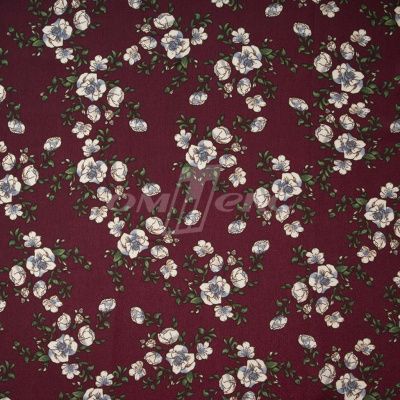 Плательная ткань "Фламенко" 3.3, 80 гр/м2, шир.150 см, принт растительный - купить в Уфе. Цена 317.46 руб.