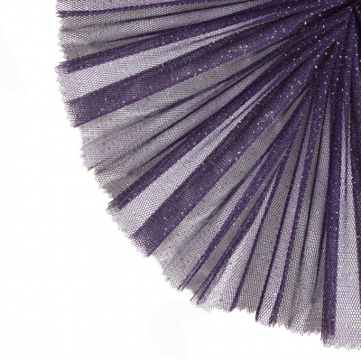 Сетка Глиттер, 24 г/м2, шир.145 см., пурпурный - купить в Уфе. Цена 117.24 руб.