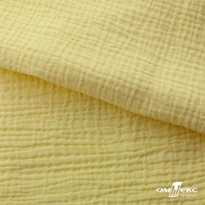 Ткань Муслин, 100% хлопок, 125 гр/м2, шир. 135 см (12-0824) цв.лимон нюд - купить в Уфе. Цена 337.25 руб.
