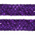 Тесьма с пайетками 12, шир. 35 мм/уп. 25+/-1 м, цвет фиолет - купить в Уфе. Цена: 1 308.30 руб.