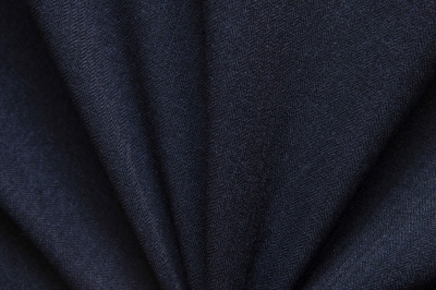 Ткань костюмная 25388 2009, 207 гр/м2, шир.150см, цвет т.синий - купить в Уфе. Цена 353.07 руб.
