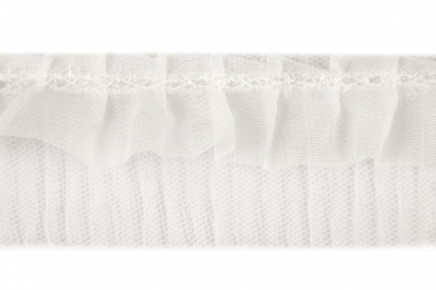 Тесьма плетеная "Рюш" №1, упак. 45,72 м - купить в Уфе. Цена: 46.82 руб.