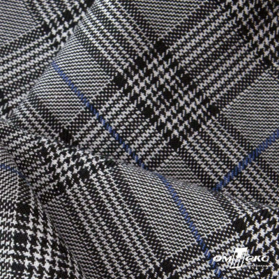 Ткань костюмная "Клер" 80% P, 16% R, 4% S, 200 г/м2, шир.150 см,#3 цв-серый/синий - купить в Уфе. Цена 412.02 руб.