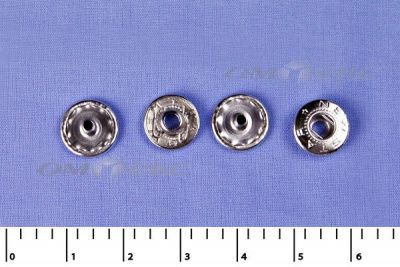 Кнопки металл Ф-12,5 (1440 +/-20 шт) "альфа" никель с рисунком - купить в Уфе. Цена: 2 853.69 руб.