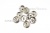 Кнопки пришивные 30 мм никель - купить в Уфе. Цена: 18.68 руб.