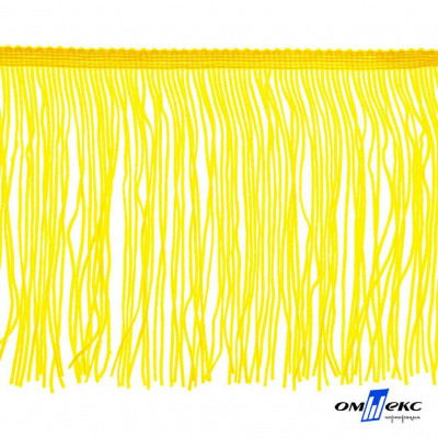 Бахрома для одежды (вискоза), шир.15 см, (упак.10 ярд), цв. 34 - жёлтый - купить в Уфе. Цена: 617.40 руб.