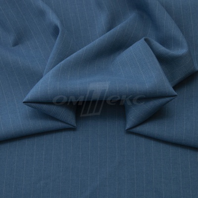 Костюмная ткань "Жаклин", 188 гр/м2, шир. 150 см, цвет серо-голубой - купить в Уфе. Цена 426.49 руб.