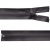 Молния водонепроницаемая PVC Т-7, 60 см, разъемная, цвет (301) т.серый - купить в Уфе. Цена: 49.39 руб.