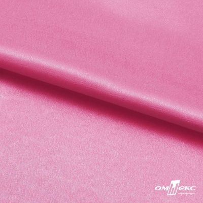 Поли креп-сатин 15-2215, 125 (+/-5) гр/м2, шир.150см, цвет розовый - купить в Уфе. Цена 157.15 руб.