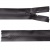 Молния водонепроницаемая PVC Т-7, 20 см, неразъемная, цвет (301)-т.серый - купить в Уфе. Цена: 21.56 руб.