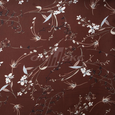 Плательная ткань "Фламенко" 2.2, 80 гр/м2, шир.150 см, принт растительный - купить в Уфе. Цена 239.03 руб.