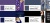 Костюмная ткань "Элис" 18-3921, 200 гр/м2, шир.150см, цвет голубика - купить в Уфе. Цена 303.10 руб.