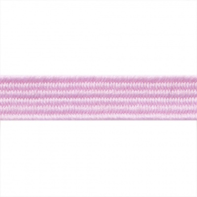 Резиновые нити с текстильным покрытием, шир. 6 мм ( упак.30 м/уп), цв.- 80-розовый - купить в Уфе. Цена: 155.22 руб.
