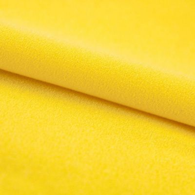 Креп стрейч Амузен 12-0752, 85 гр/м2, шир.150см, цвет жёлтый - купить в Уфе. Цена 194.07 руб.
